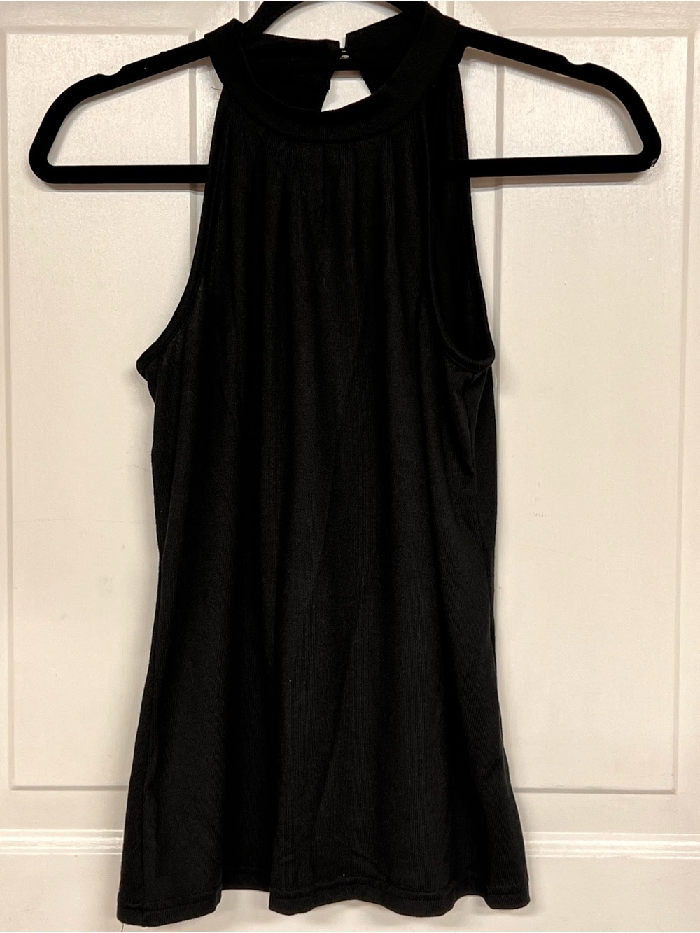 SHEIN Black Halter Neck Tank Top